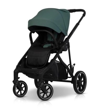 EasyGo DuoFlex Sage Green 2+2 wózek bliźniaczy wielofunkcyjny